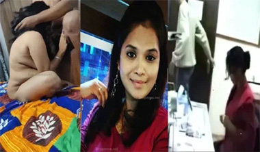 Indian Office Girl Blowjob – Threesome Viral Sex
